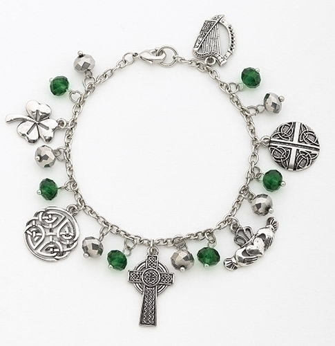 Bracelet 8" Irish Charm Chain