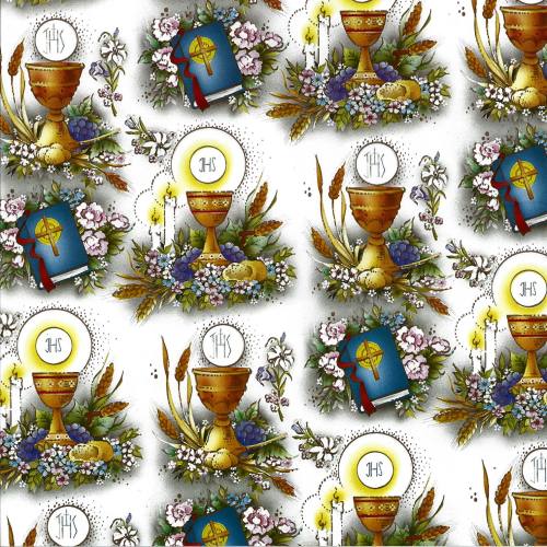 Gift Wrapping Paper First Communion New