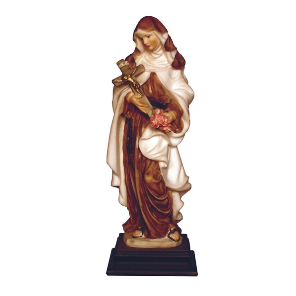 Statue St. Therese 8 in Resin Hand Painted