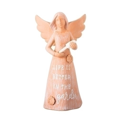 Angel 4" Terra Cotta With Hoe