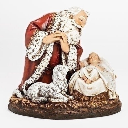 Statue 8" Kneeling Santa