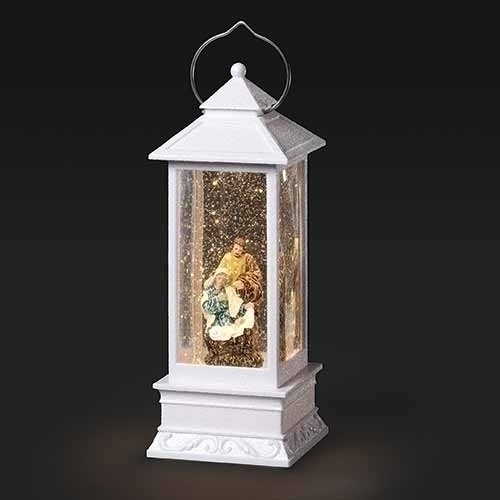 Lantern 11" Holy Family Led Swirl