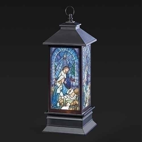 Lantern 10" Holy Family Led