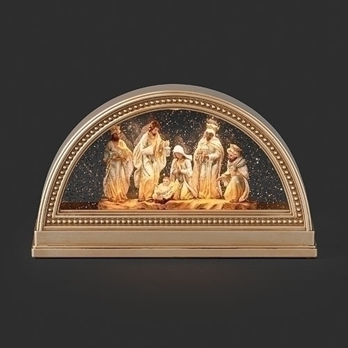 Nativity 7" Arched Swirl