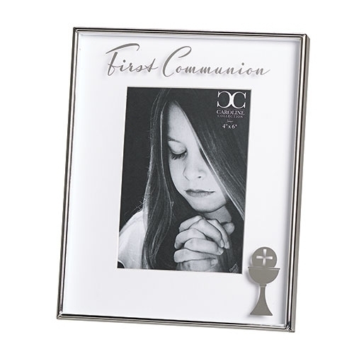 First Communion Comm Day 4X6 Frame Floating