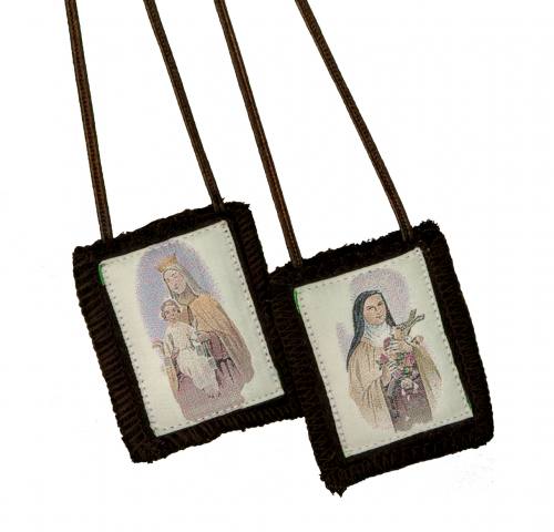 Scapular Brown Carmel St. Therese 100% Wool