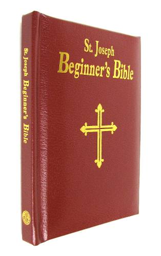 St. Joseph Beginners Bible Padded Leather Burgundy