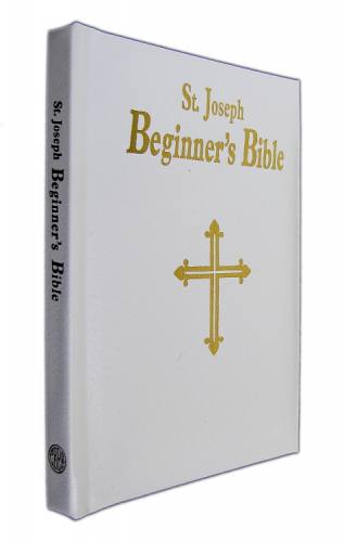 St. Joseph Beginners Bible Padded Leather White