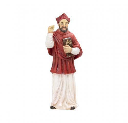 Statue St. Robert Bellarmine 4 inch Resin Painted Boxed