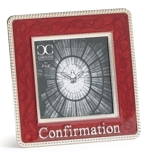 Confirmation Frame 6" Square Red