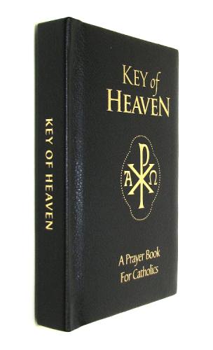 Prayer Book Key of Heaven Padded Imitation Leather Black