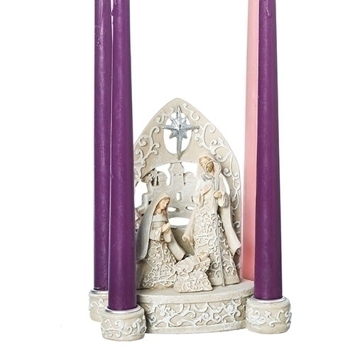 Advent Candle Holder Holy Fam Papercut