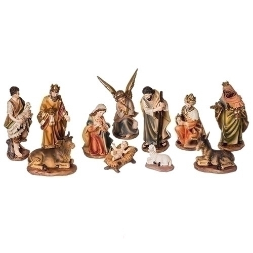 Nativity 6" 11Pc Color