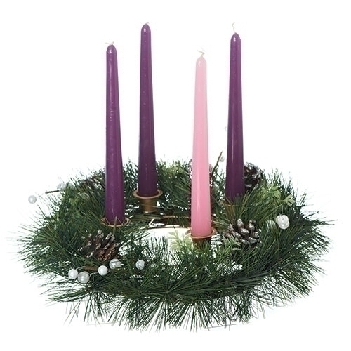 Advent Wreath 14" Pine