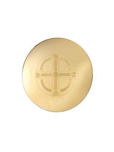Scale Paten High Polish Gold Plated 5.5" Celtic Maltese Design A