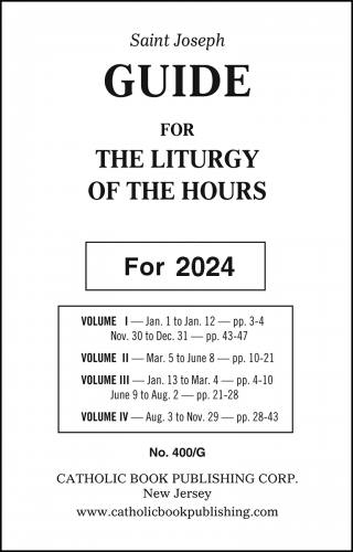 2024 Liturgy of the Hours Guide - Regular Print