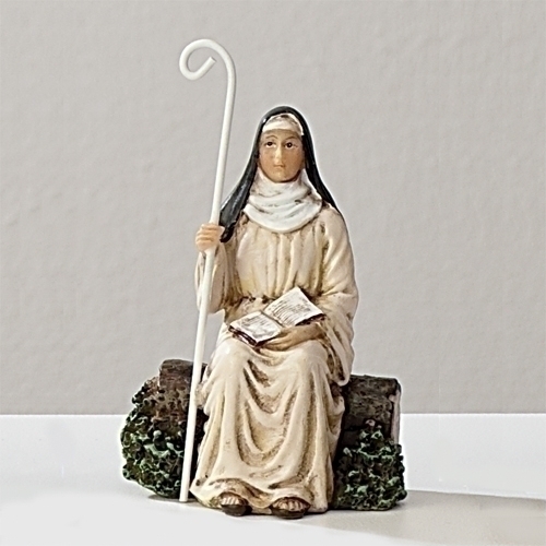Statue St. Monica 3.5 inch Resin Painted Boxed