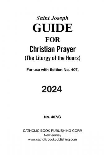 2024 Christian Prayer Guide - Large Print