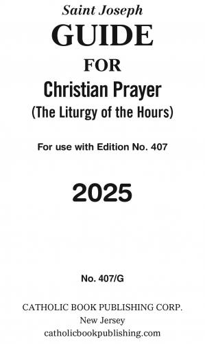 2025 Christian Prayer Guide - Large Print