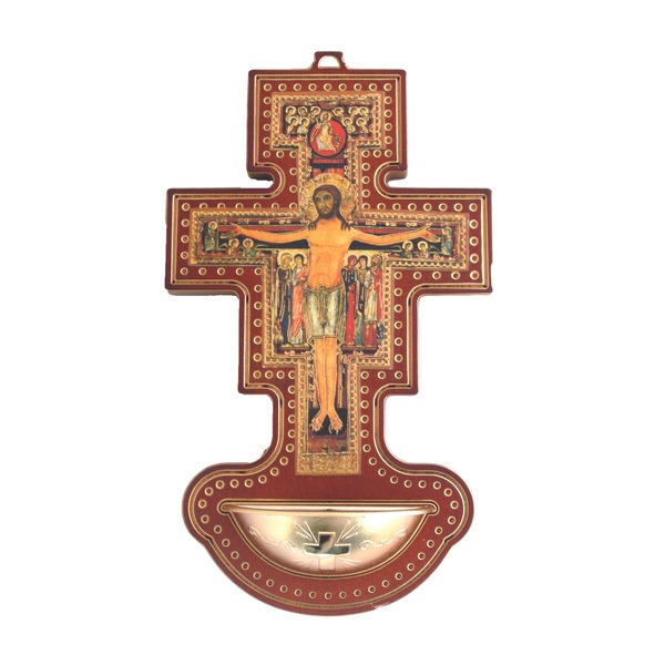 Holy Water Font 8" San Damiano
