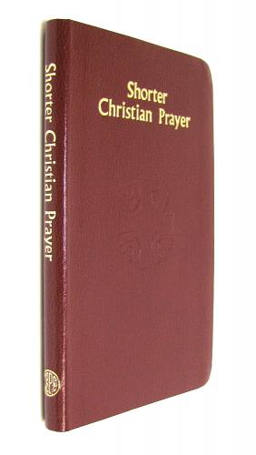Shorter Christian Prayer Regular Print Imit Leather Burgundy