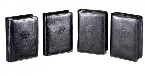 Zipper Covers Liturgy of the Hours Regular Print Leather Black