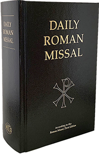 Daily Roman Missal Regular Print Hardcover Black