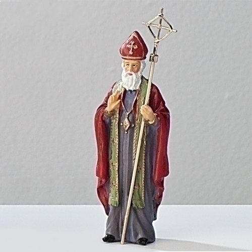 Statue St. Nicholas Myra 3.5 inch Resin Painted Boxed