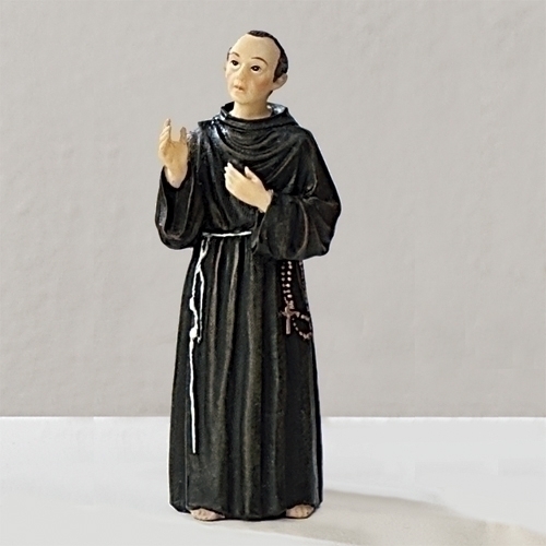 Statue St. Maximilian Kolbe 3.5 inch Resin Painted Boxed