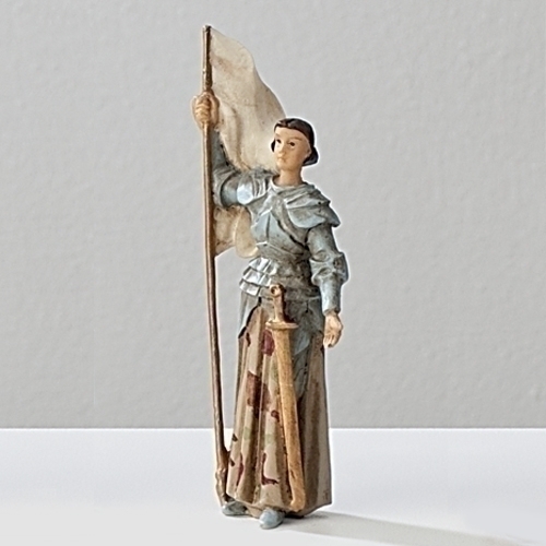 Statue St. Joan of Arc 3.5 inch Resin Painted Boxed