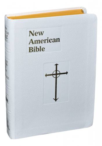 New American Bible St. Joseph Personal Imitation Leather White