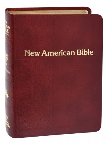 New American Bible St. Joseph Personal Gift Bonded Leather Red