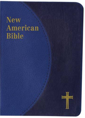 New American Bible St. Joseph Personal Small Print Dura-Lux Blue