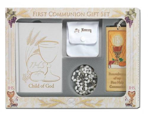 First Communion Gift Set Child of God Edition White