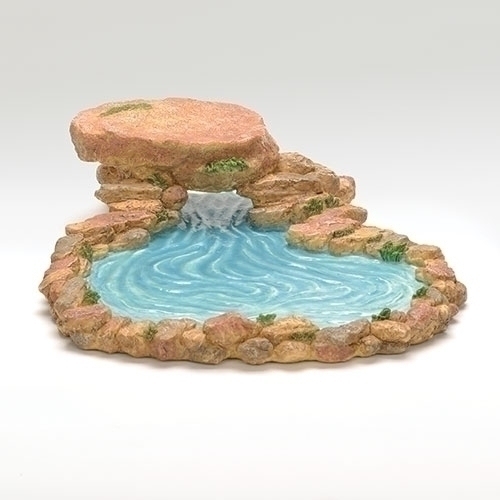 Fontanini 5" Scale Scale Fishing Pond