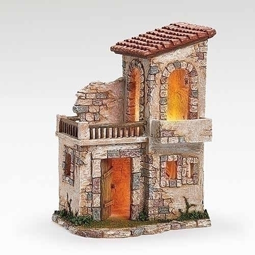 Fontanini 5" Scale Lighted Inn Led 16"