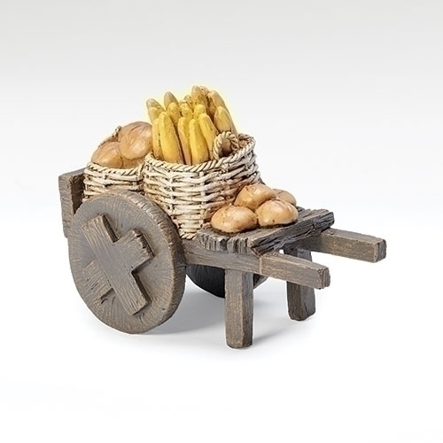 Fontanini 5" Scale Bread Cart