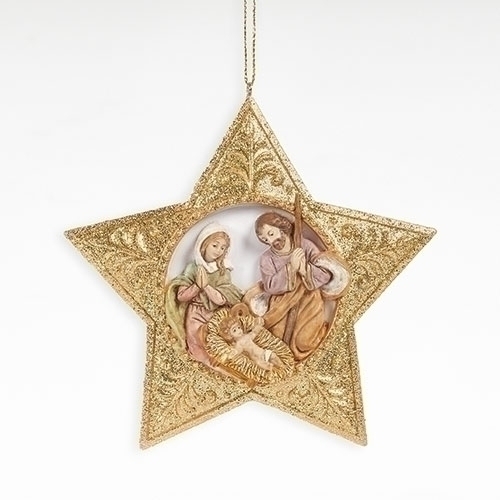 Fontanini Ornament Holy Family Star