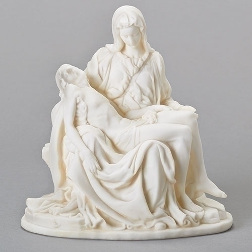 Statue 8.25" White Pieta