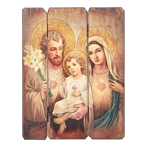 Wood Pallet 15" Holy Family