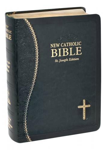 New Catholic Bible St. Joseph Regular Print Dura-Lux Green