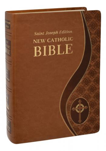 New Catholic Bible St. Joseph Giant Type Dura-Lux Tan
