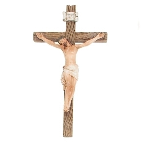 Crucifix Wall 8" Resin