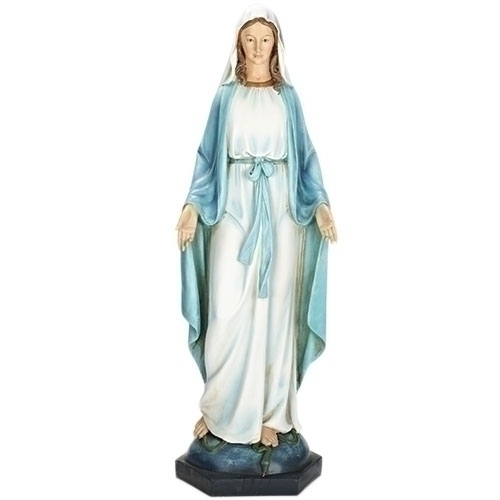 Statue Mary Our Lady Grace 40 inch Resin Painted