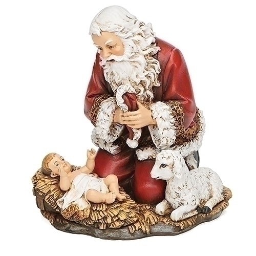 Statue 5" Kneeling Santa