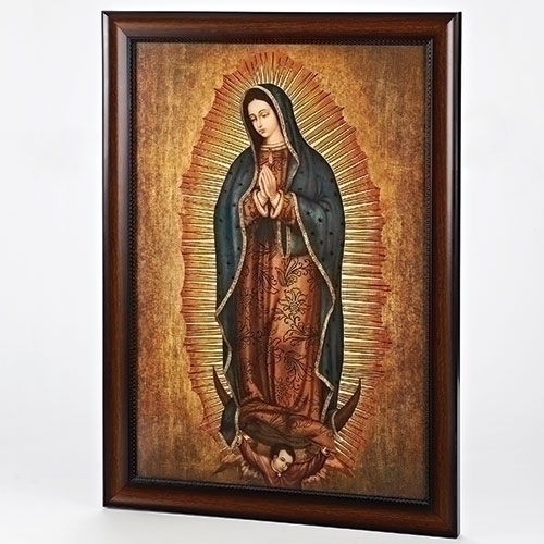 Print 27" Our Lady of Guadalupe Framed