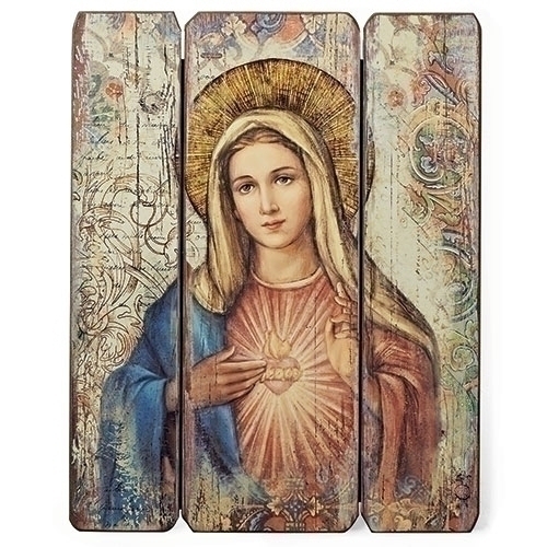 Wood Pallet 15" Immaculate Heart