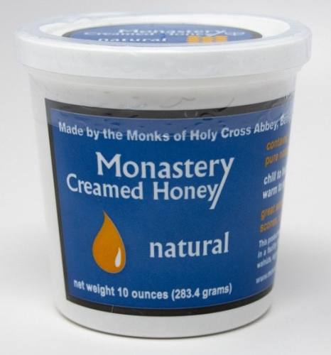 Holy Cross Abbey Creamed Honey Natural Flavor 10 oz.