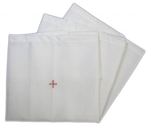 Corporals (Pack of 3) 21 x 21 inches Linen/Cotton