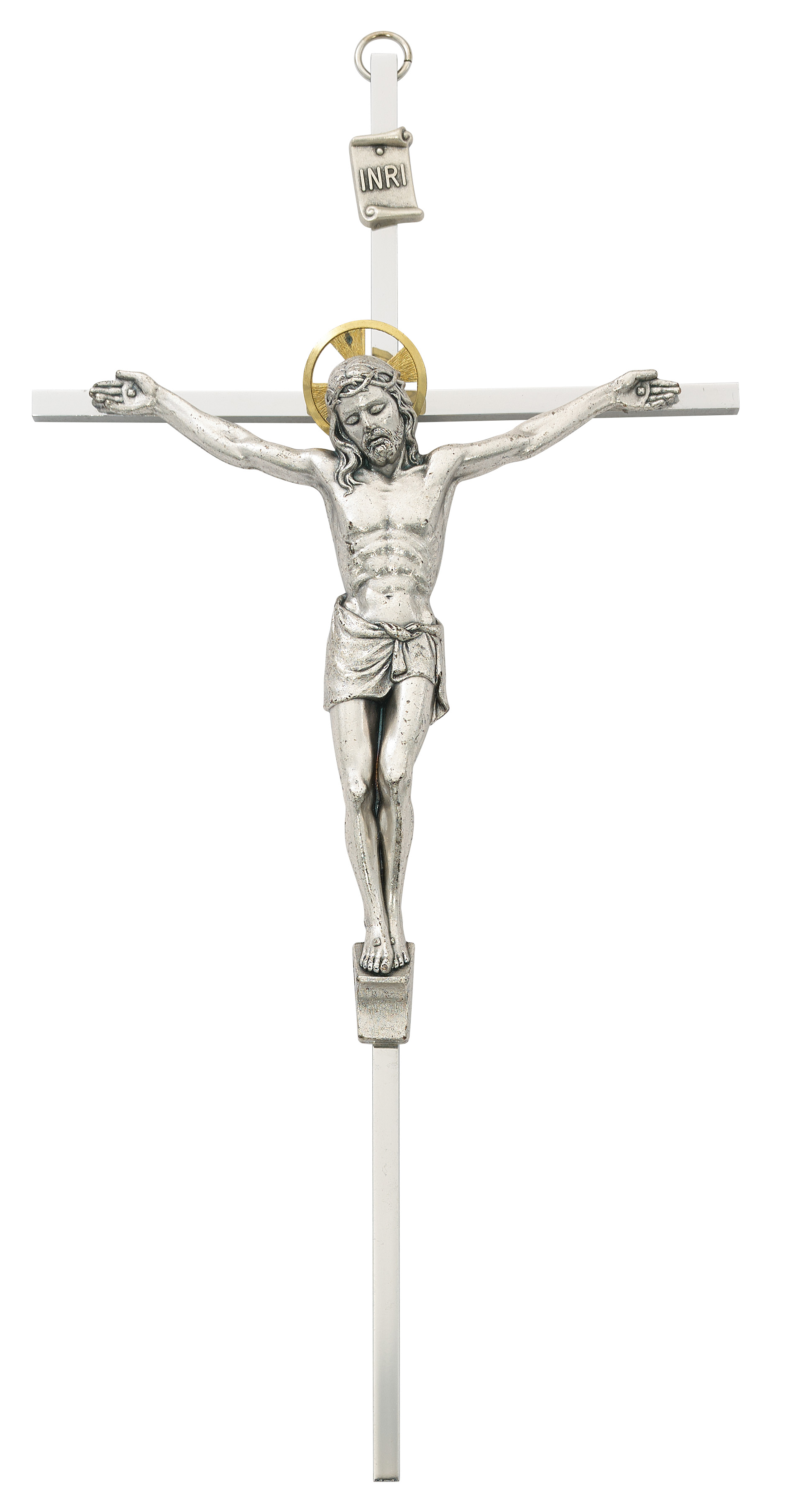 10 in. Silver Crucifix